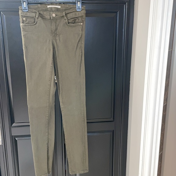 ZARA JEANS ! Army Green color! Size : 6! - Picture 5 of 11